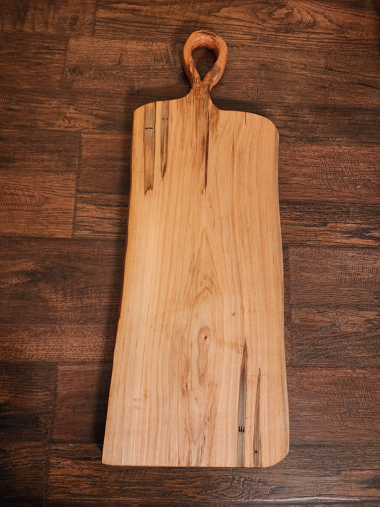 Ambrosia Maple Live Edge Charcuterie Board